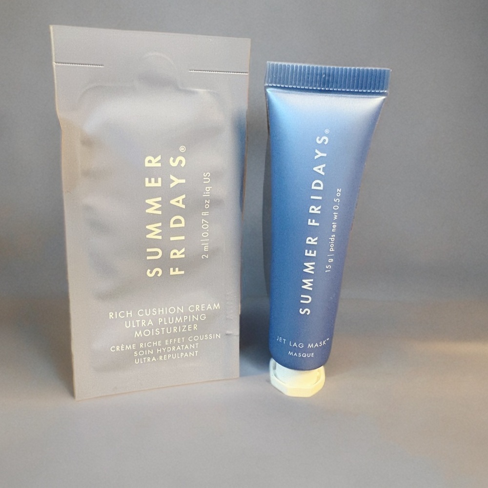 NWT Summer Fridays Jet Lag Mask & Ultra plumping moisturizer -$18